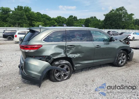 2018 Toyota Highlander Limited from USA, damaged, VIN 5TDDZRFH3JS888511